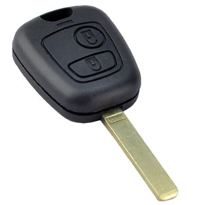 Carcasa para llave Mando Peugeot Expert Partner + hoja en blanco llave :  : Electrónica